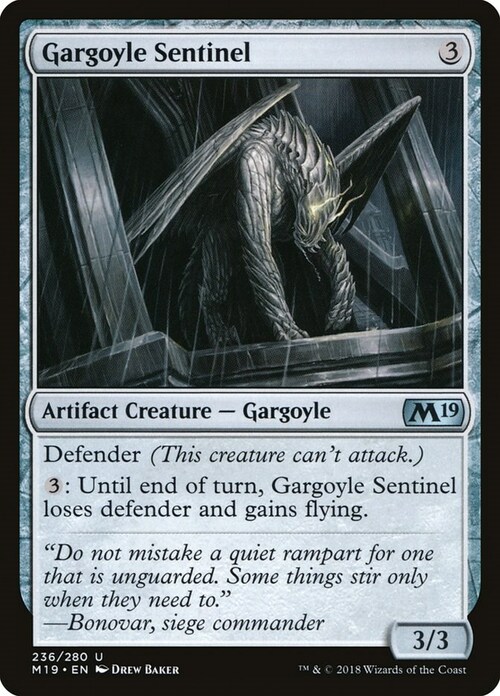 Gargoyle Sentinel Card Front