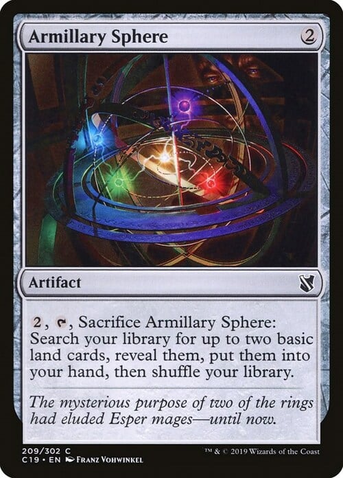Armillary Sphere Card Front