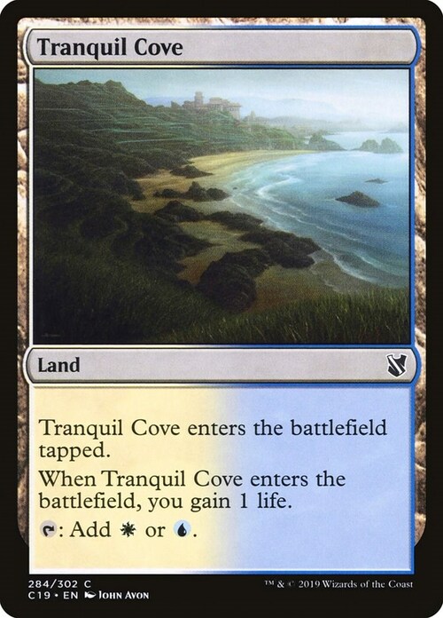 Tranquil Cove Card Front