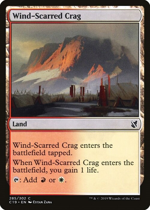 Wind-Scarred Crag Card Front