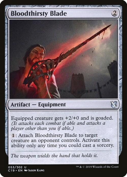 Bloodthirsty Blade Card Front