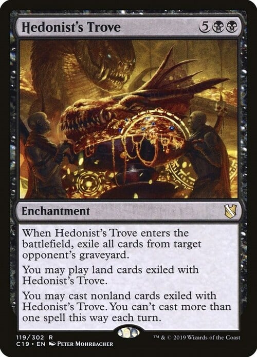 Hedonist's Trove Card Front