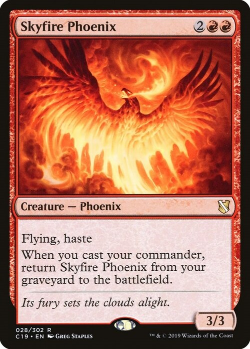 Skyfire Phoenix Card Front
