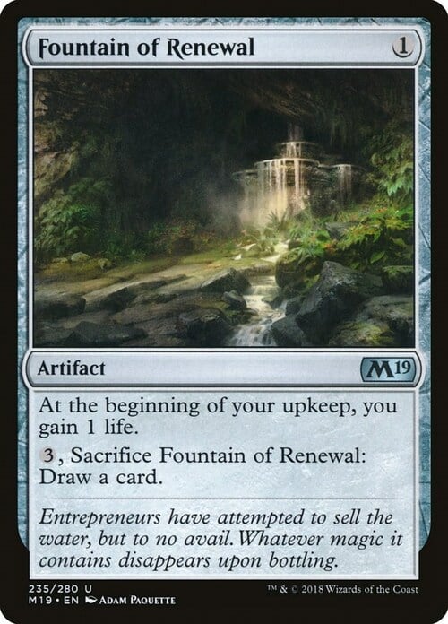 Fountain of Renewal Card Front
