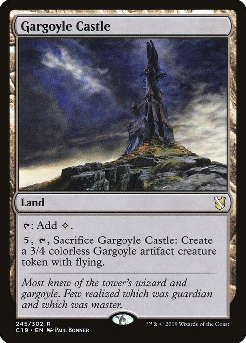 Gargoyle Castle Card Front