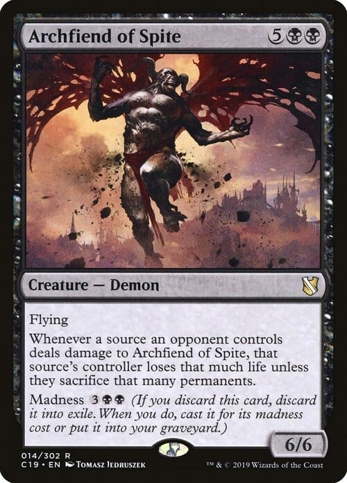 Supremo Demone dell'Astio Card Front