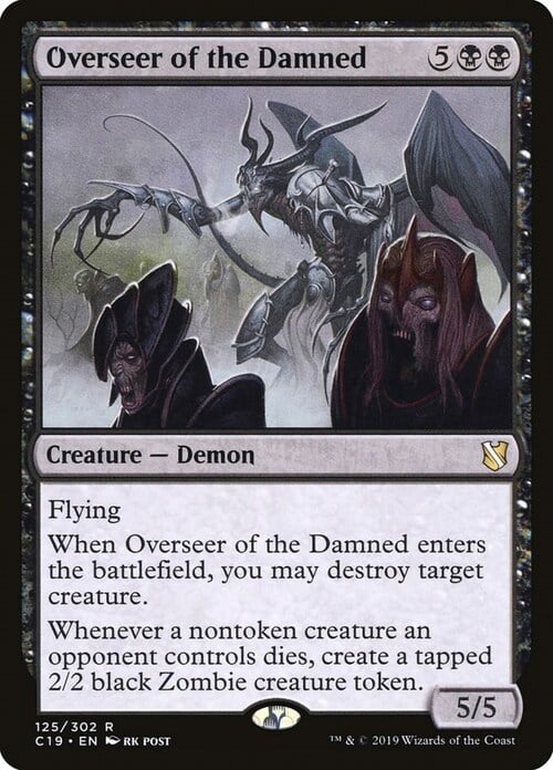 Overseer of the Damned Card Front