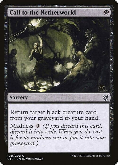 Call to the Netherworld Card Front