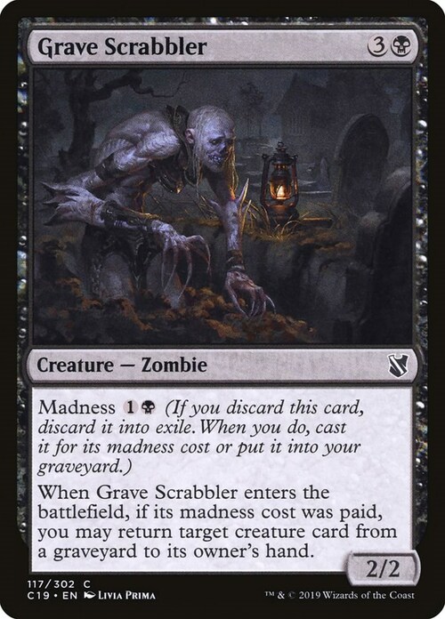 Grave Scrabbler Card Front