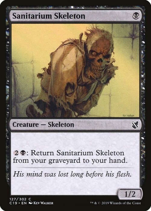Sanitarium Skeleton Card Front
