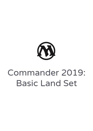 Set de Tierras Basicas de Commander 2019