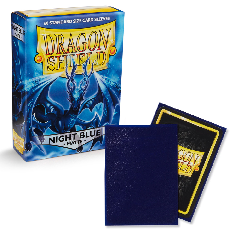 60 Dragon Shield Sleeves - Matte Night Blue