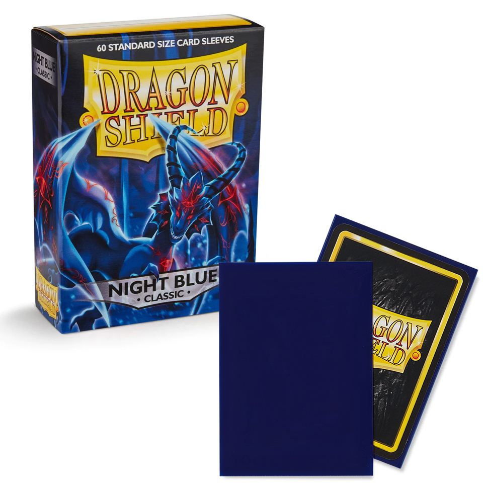 60 Dragon Shield Sleeves - Classic Night Blue