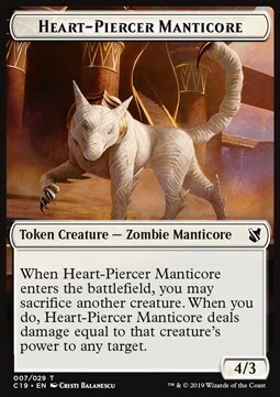 Heart-Piercer Manticore // Dragon Card Front