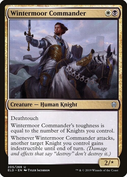 Wintermoor Commander Card Front