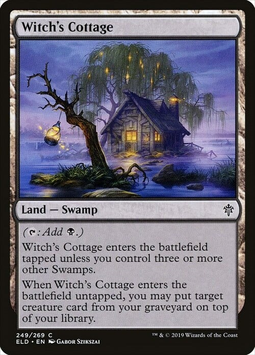 Witch's Cottage Card Front