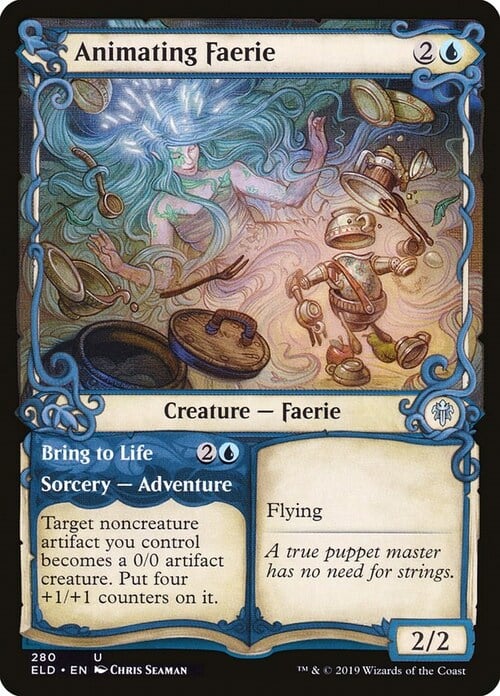 Animating Faerie // Bring to Life Card Front