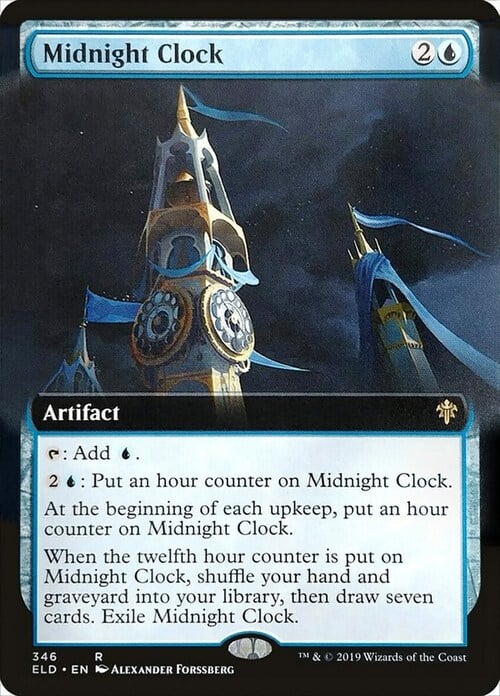 Midnight Clock Card Front