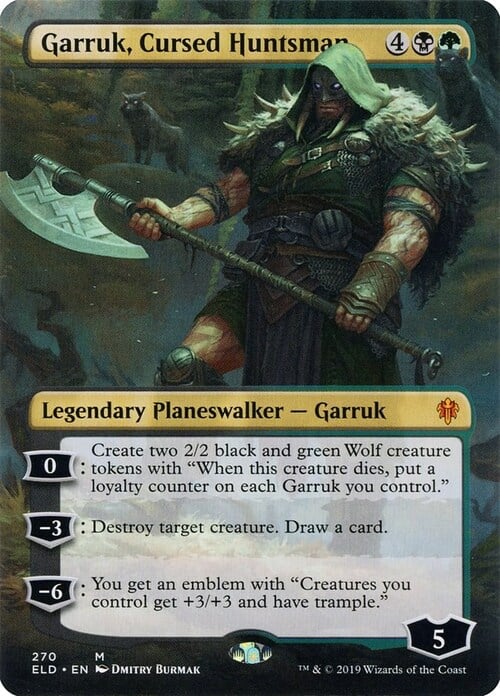 Garruk, Cursed Huntsman Card Front