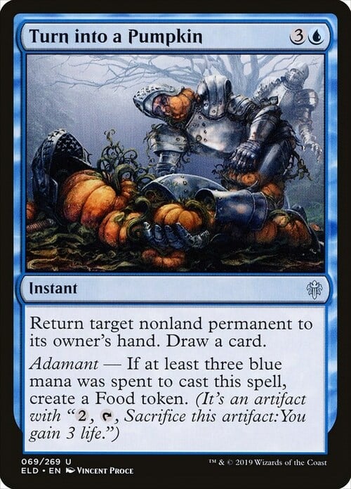 Turn into a Pumpkin Card Front
