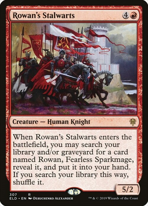 Rowan's Stalwarts Card Front
