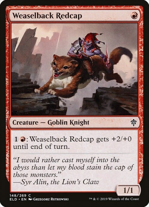 Weaselback Redcap Card Front