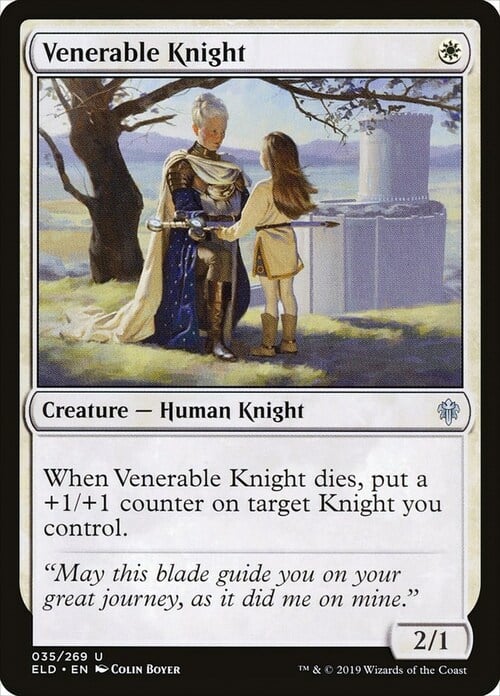 Venerable Knight Card Front
