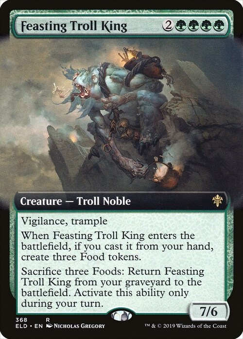 Feasting Troll King Card Front