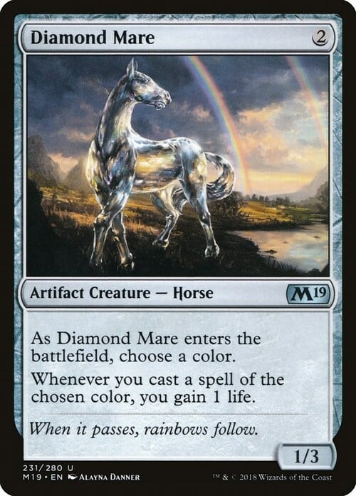 Diamond Mare Card Front