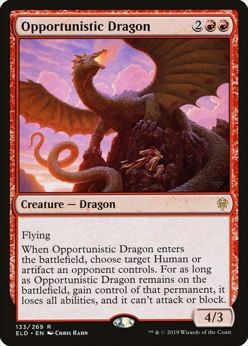 Opportunistic Dragon Card Front