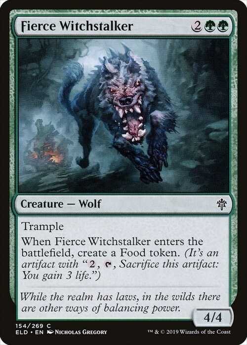 Fierce Witchstalker Card Front