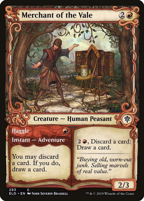 Merchant of the Vale // Haggle Card Front