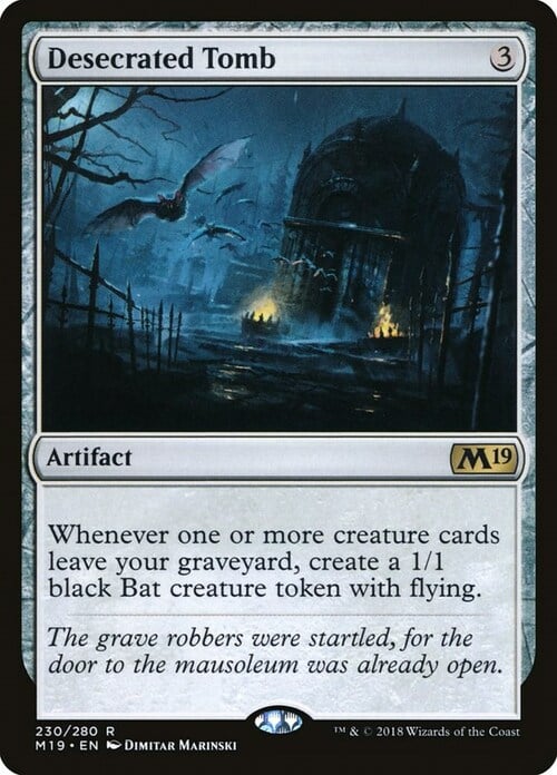 Desecrated Tomb Card Front