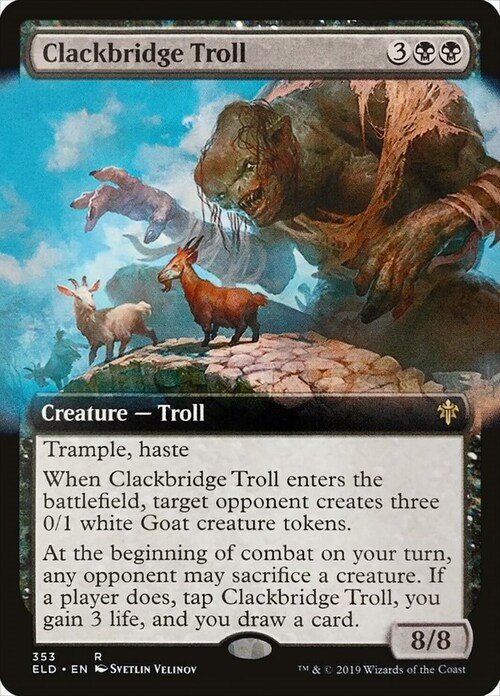 Clackbridge Troll Card Front