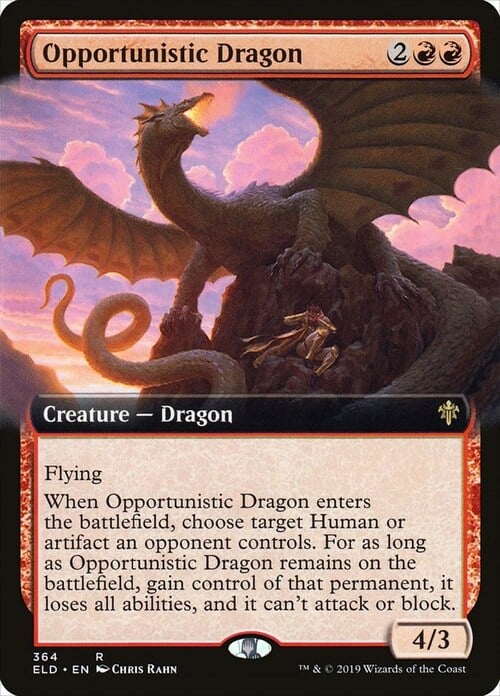 Opportunistic Dragon Card Front