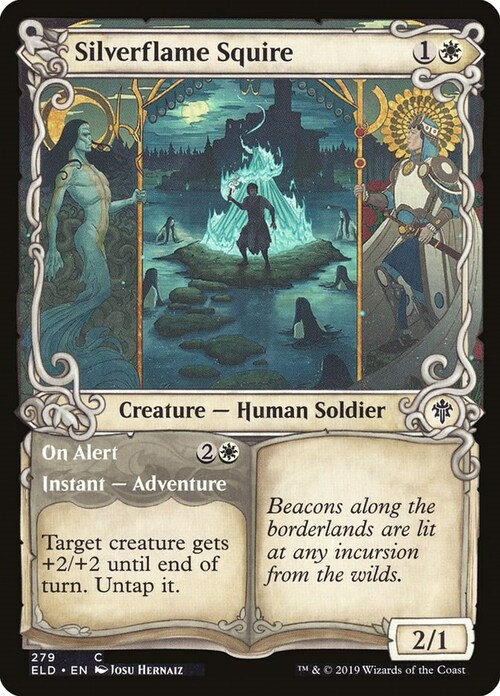 Silverflame Squire // On Alert Card Front