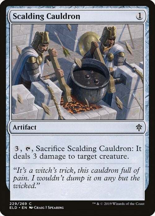 Scalding Cauldron Card Front