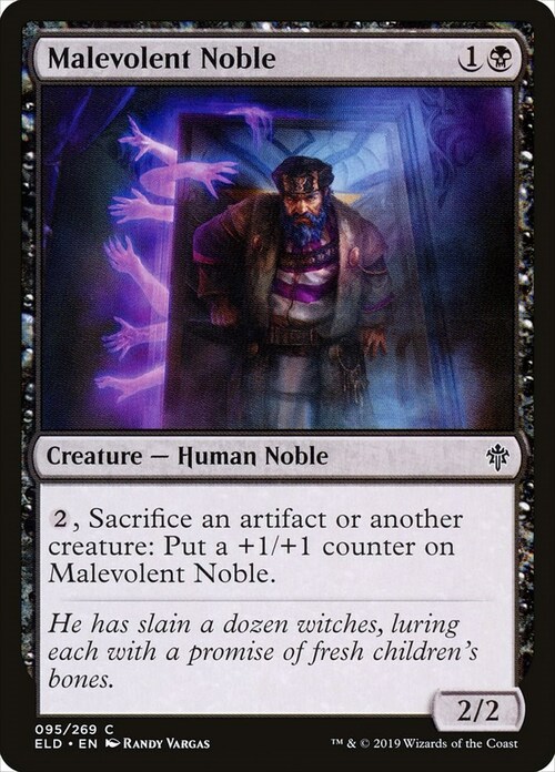 Malevolent Noble Card Front