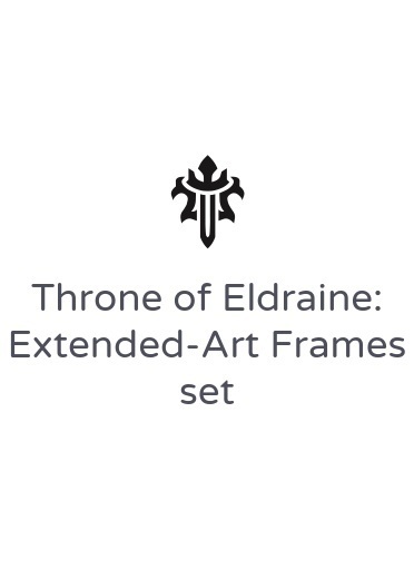 Set de Extended-Art Frames de Throne of Eldraine: Extras
