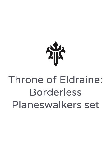 Throne of Eldraine: Borderless Planeswalkers set