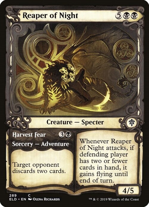 Reaper of Night // Harvest Fear Card Front