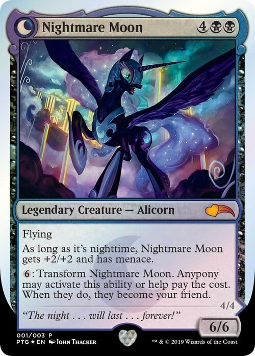 Nightmare Moon // Princess Luna Card Front