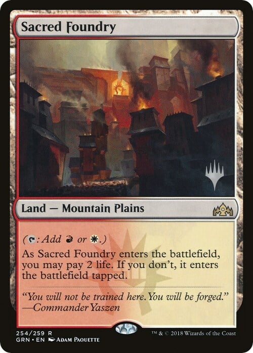 Sacred Foundry Card Front