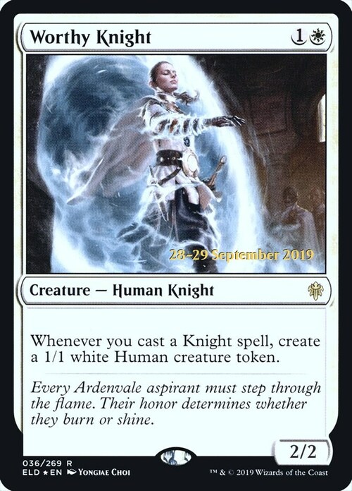 Worthy Knight Card Front