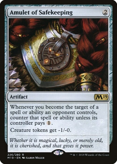 Amulet of Safekeeping Card Front