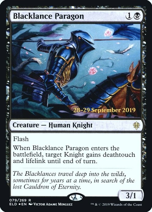 Blacklance Paragon Card Front