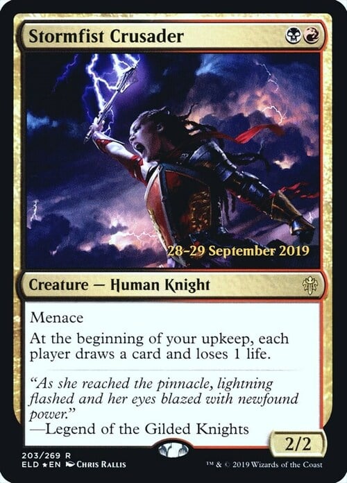 Stormfist Crusader Card Front
