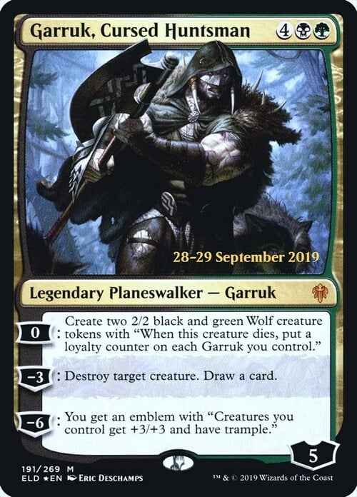 Garruk, Cursed Huntsman Card Front