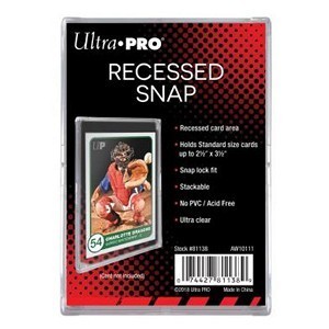 Ultra Pro Recessed Snap Card Holder