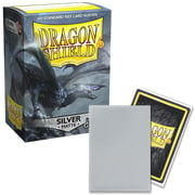 100 Dragon Shield Sleeves - Matte Silver | Non-Glare